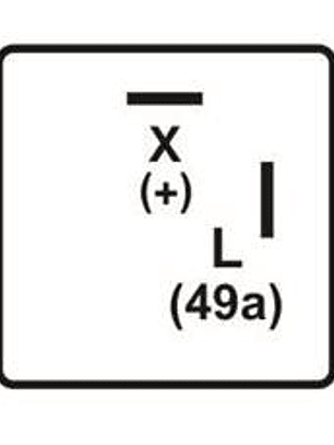 Relé intermitente 12V, 2 terminales 120w. Ford/Mack  1121