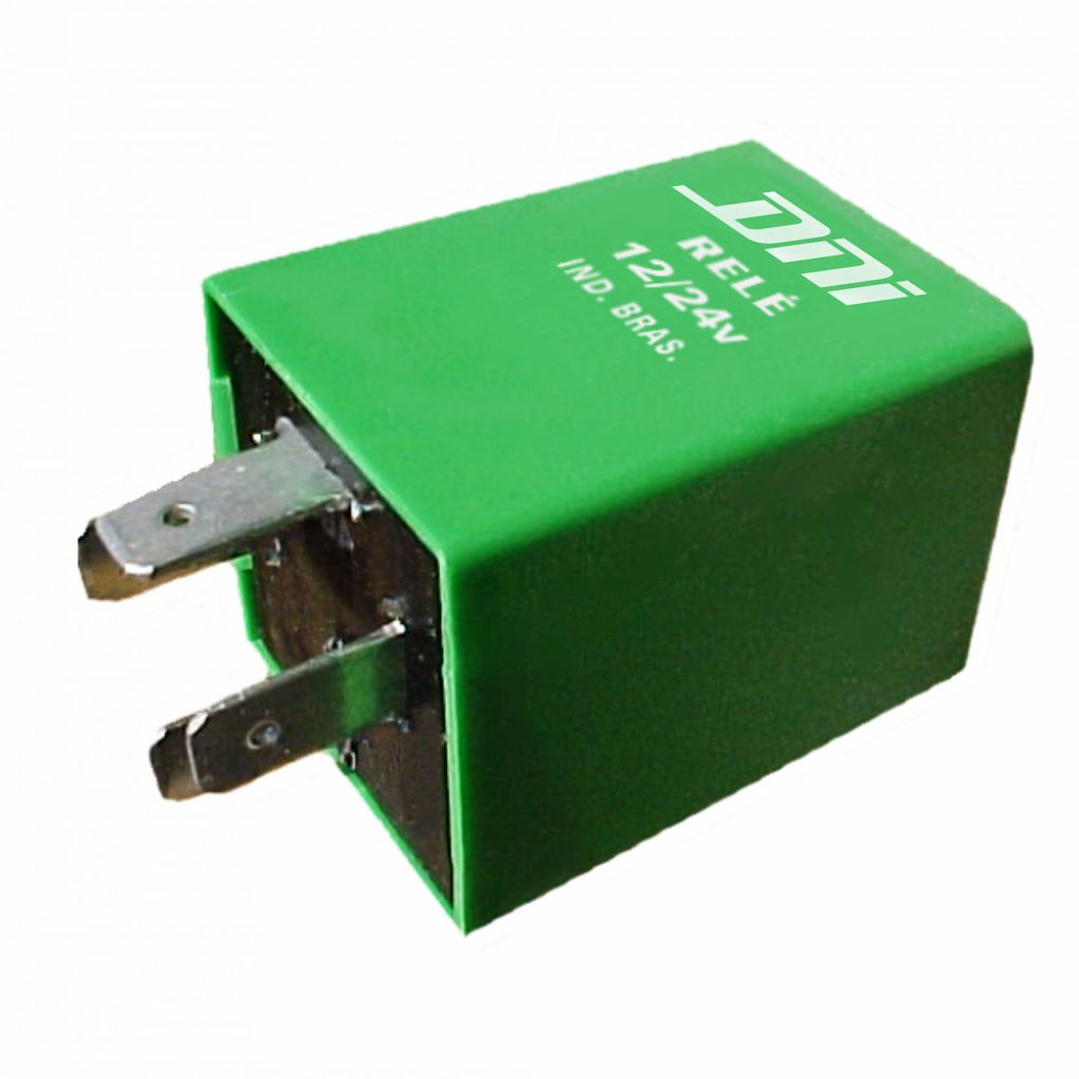 Relé intermitente Hibrido 12/24V para luces halogenas y led. 500W, 4 terminales  1102 1