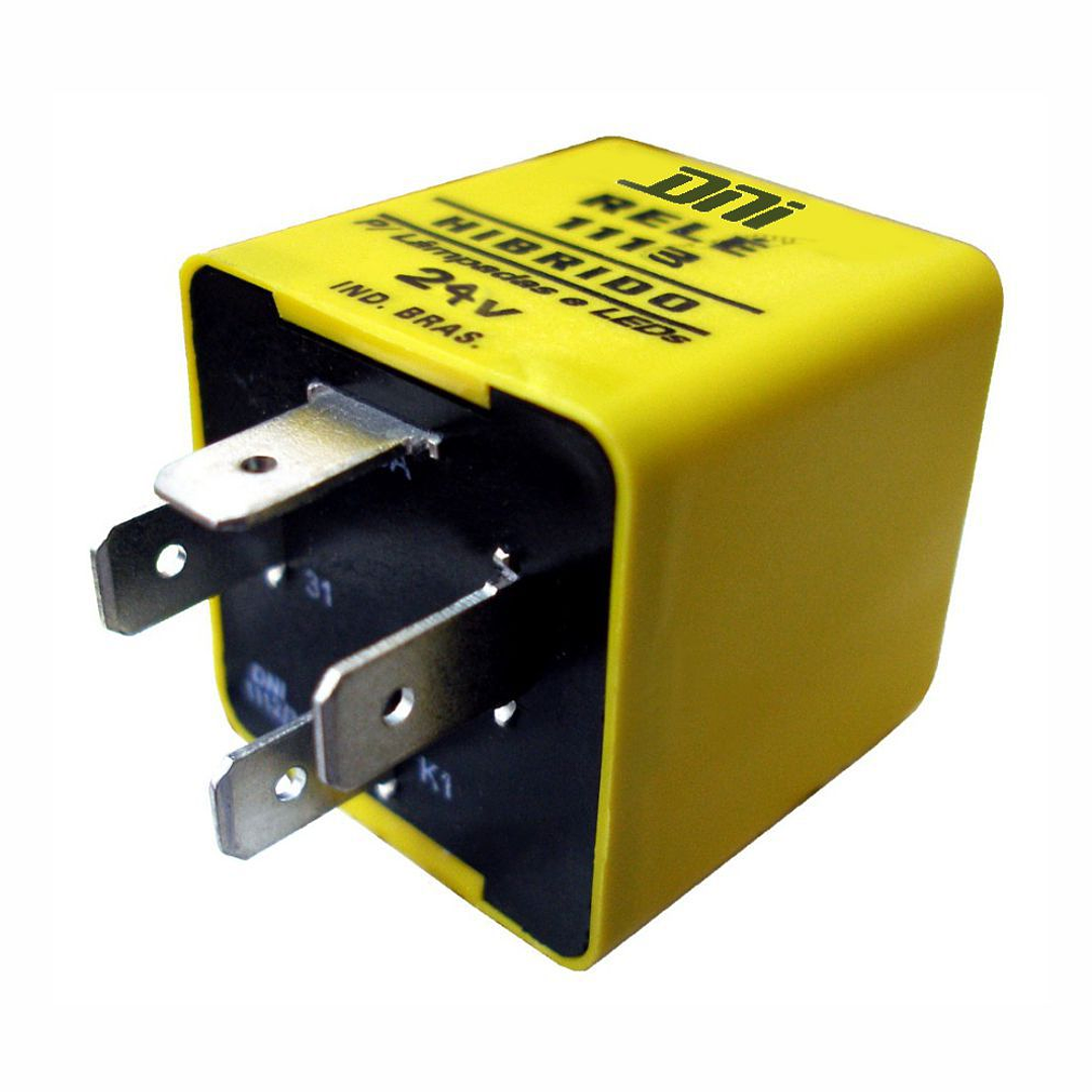 Relé intermitente 24V, 240W 4 terminales para ampolletas halogenas y led  1113 1