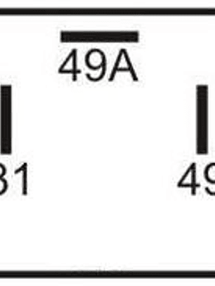 Réle intermitente 12V, 120W 3 terminales para ampolletas halogenas y led  1114