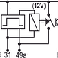 Relé intermitente 12V 120W,  4 terminales para ampolletas halogenas y led   1115 - Miniatura 3
