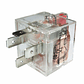 Relé aux inversor transparente con iluminacion led 12V 30/40A 4 terminales  8101 - Miniatura 1