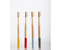 Cepillo dental bambú cerdas medias libres de petróleo 