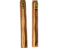Cepillo Dental De Bambú Cerdas Suaves Y Reciclables