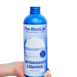 Detergente líquido rinde 3 litros fragancia aloe & vegetales ( botella 500 ml )