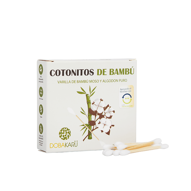 Cotonitos De Bambú, Caja 100 Unidades 1