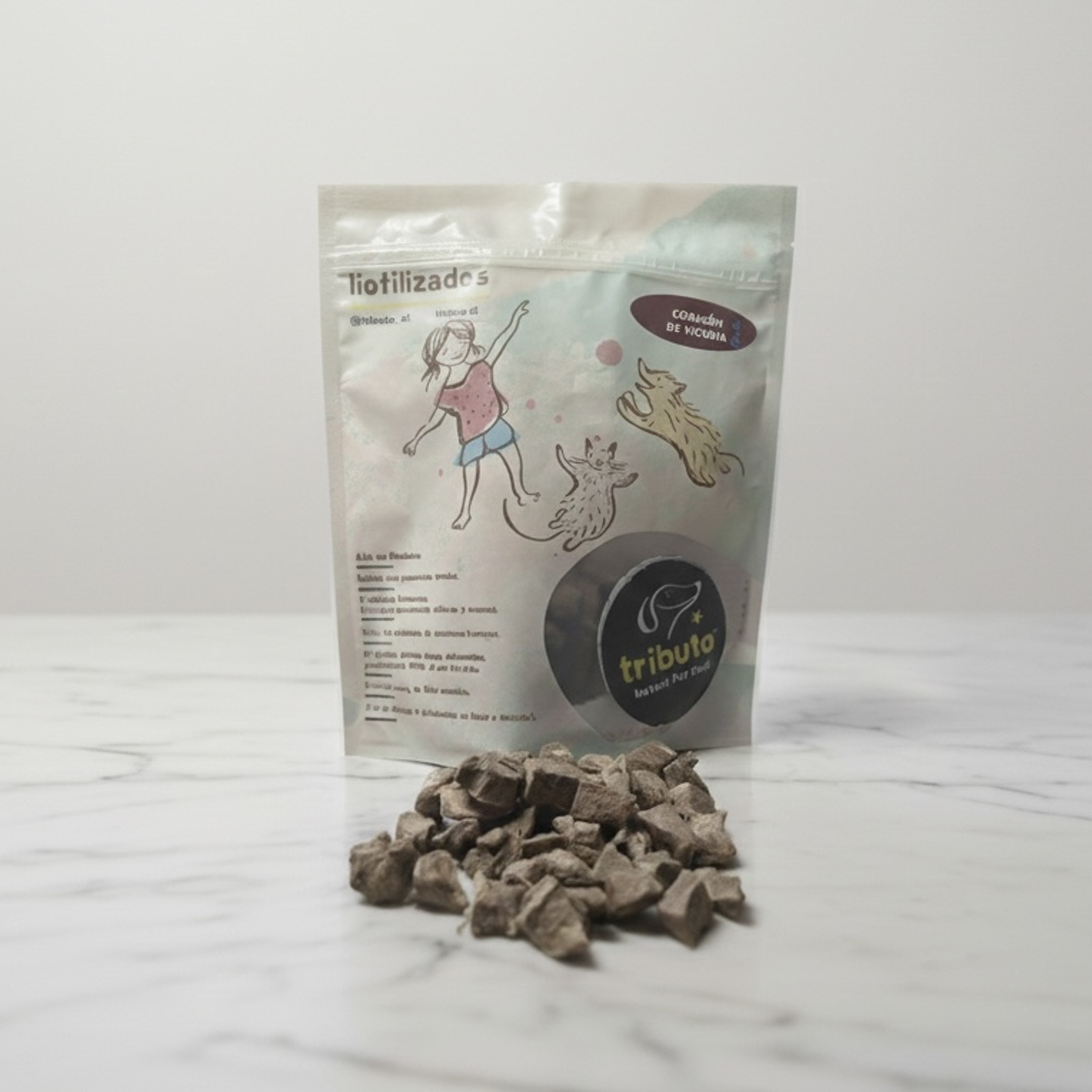 Snack Premium Tributo Corazón de vacuno 100gr 1