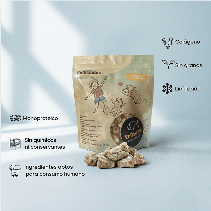 Snack Premium Nudillos de Pollo 100gr 4