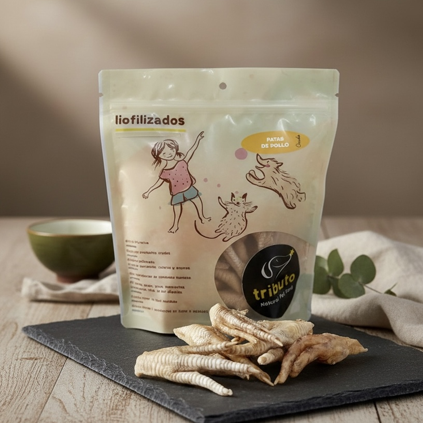 Snack Premium Tributo Patas de Pollo 100gr 1