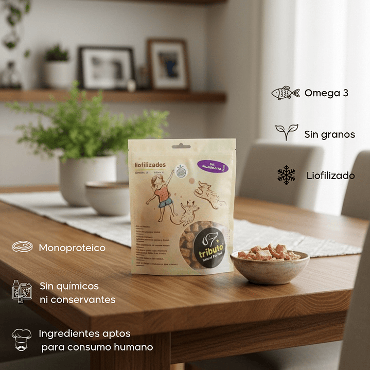 Snack Premium Tributo Mix Salmón Atún 100gr 3