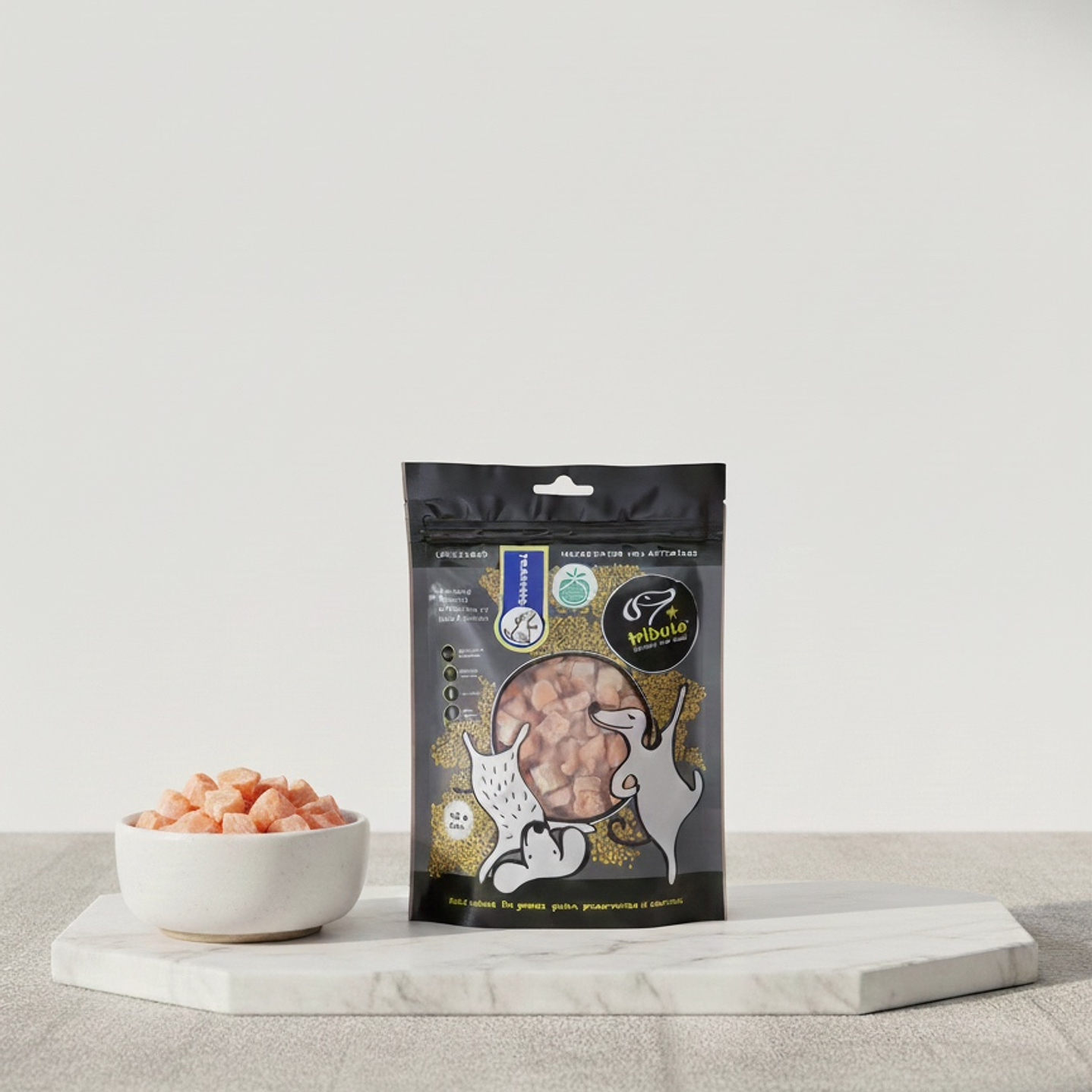 Snack Premium Tributo Training de Salmón 100gr 1