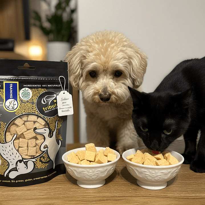 Snack Premium Tributo Training de Salmón 100gr 3