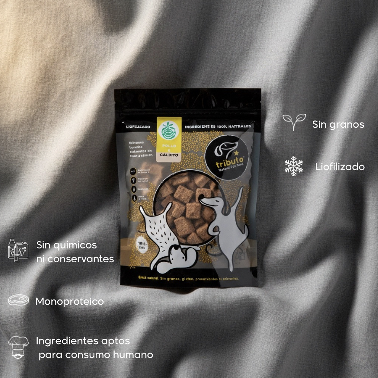 Snack Premium Tributo Caldito de Pollo 100gr 2
