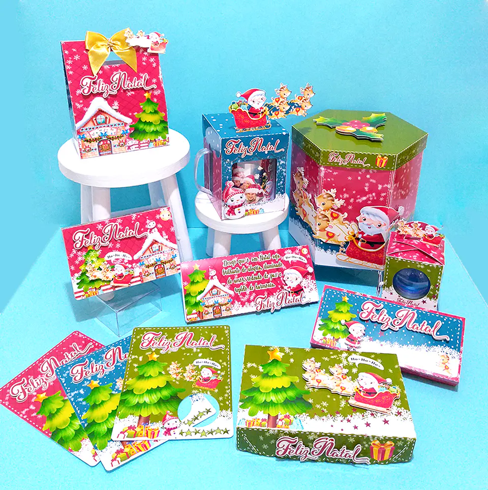 Arquivo de Corte Festa Completa Natal 10 - Studio/PDF 1