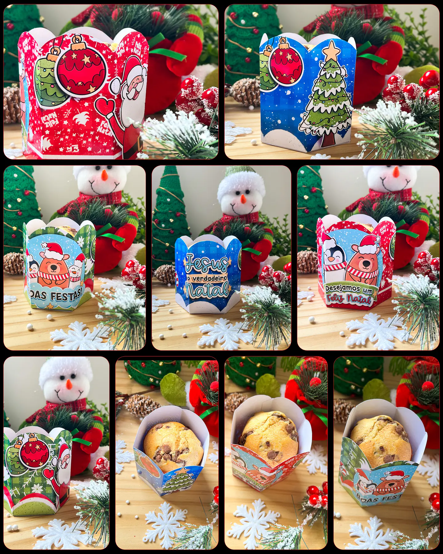 Arquivo de Corte Festa Completa Natal 70 - Somente PDF/PNG 3