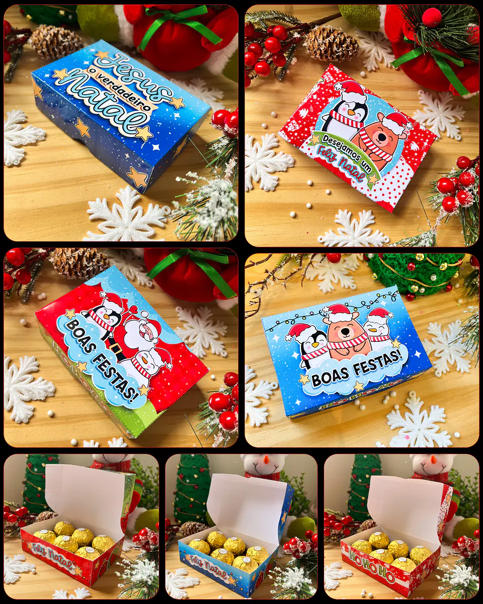 Arquivo de Corte Festa Completa Natal 70 - Somente PDF/PNG 4