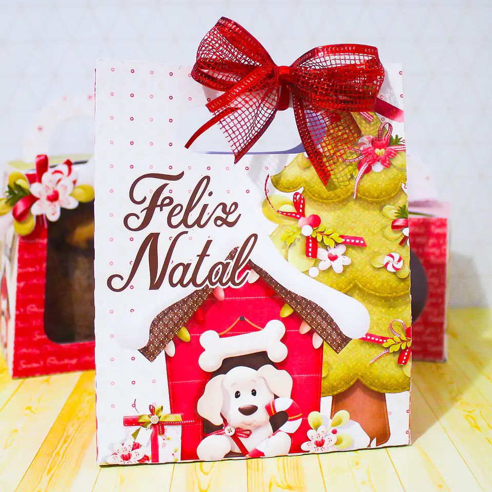 Arquivo de Corte Festa Completa Natal Cachorrinhos - Studio/PDF 5