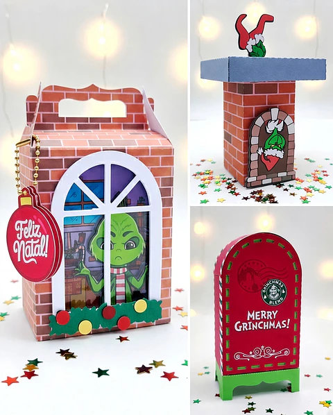 Arquivo de Corte Festa Completa Natal Grinch - Studio/PDF