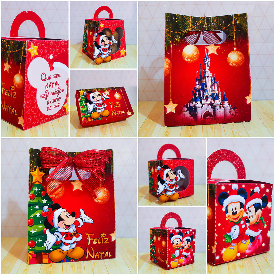 Arquivo de Corte Festa Completa Natal Mickey 03 - Studio/PDF  1