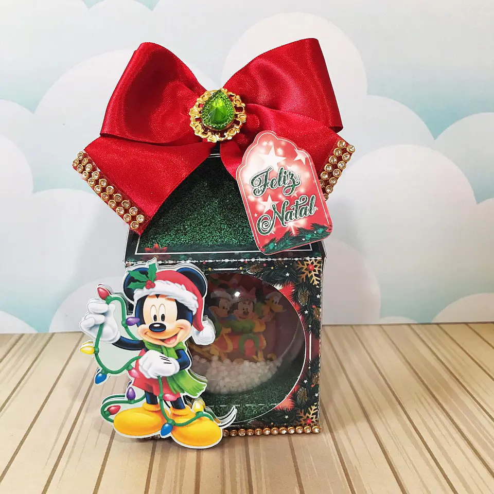 Arquivo de Corte Festa Completa Natal Mickey e Minnie 01 - Studio/PDF/PNG 6