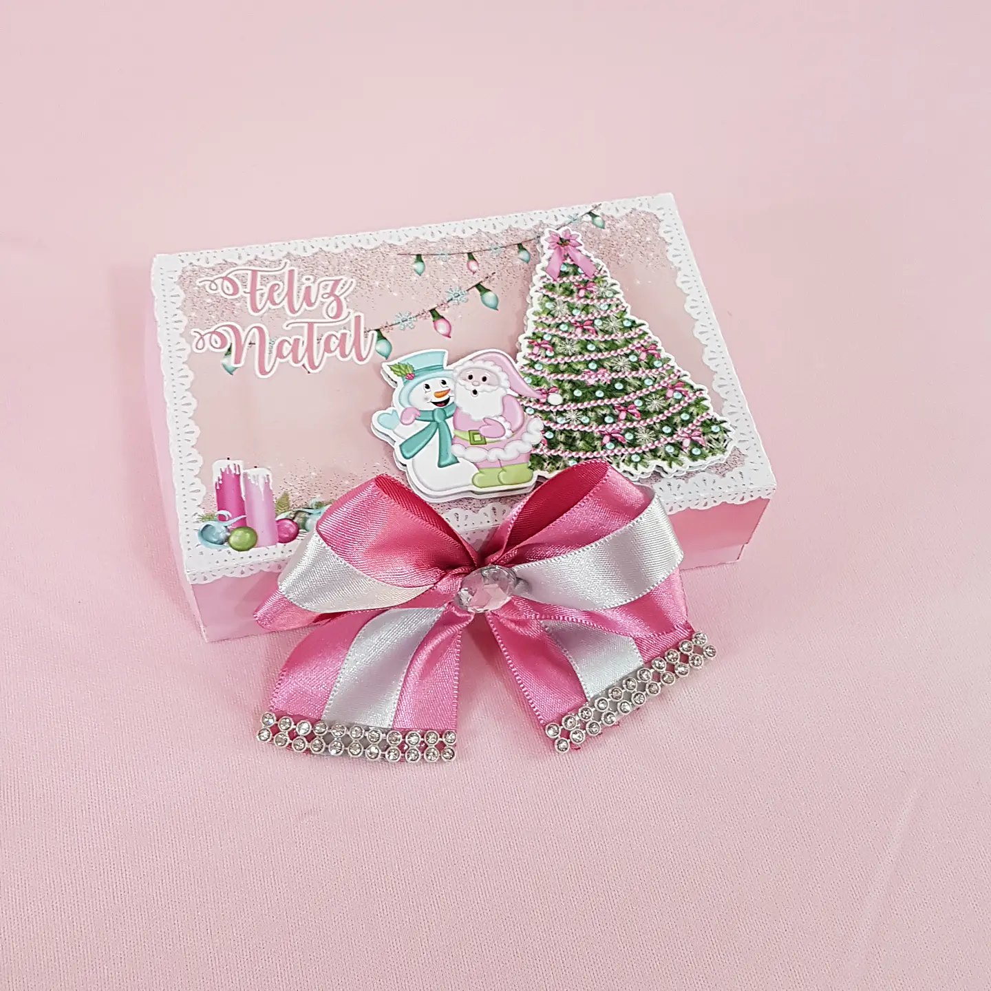 Arquivo de Corte Festa Completa Natal Rosa 01 - Studio/PDF 6