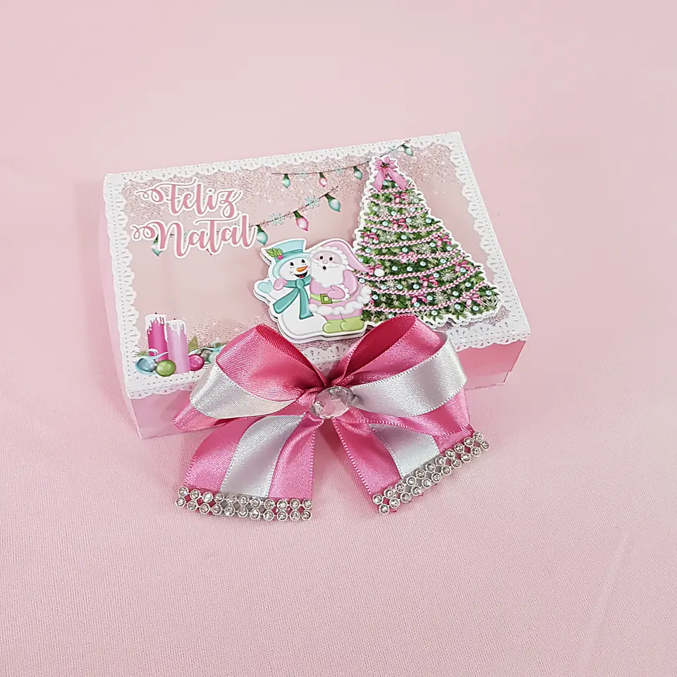 Arquivo de Corte Festa Completa Natal Rosa 01 - Studio/PDF 6