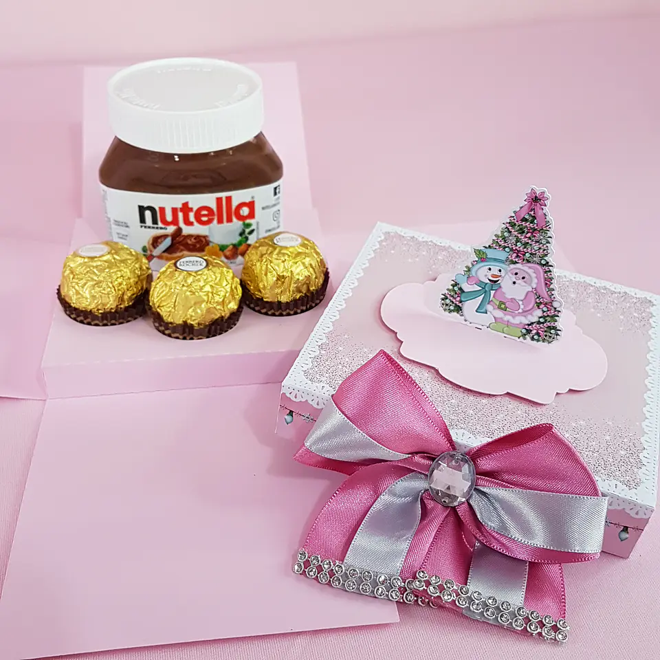 Arquivo de Corte Festa Completa Natal Rosa 01 - Studio/PDF 2