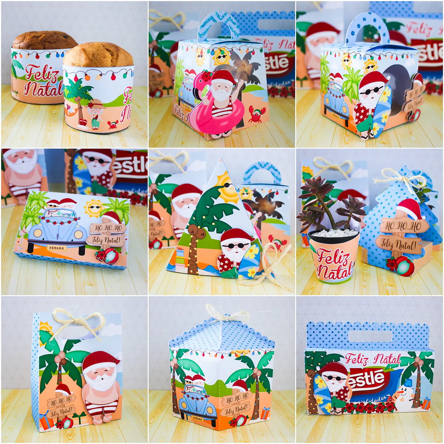 Arquivo de Corte Festa Completa Natal Tropical 01 - Studio/PDF 1