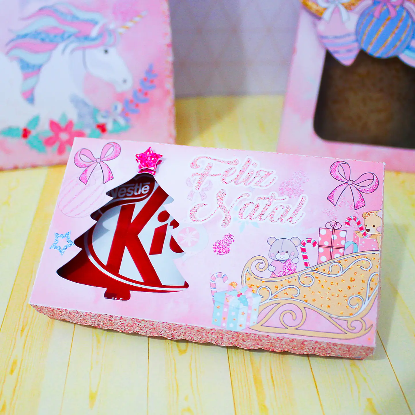 Arquivo de Corte Festa Completa Natal Unicórnio - Studio/PDF 3