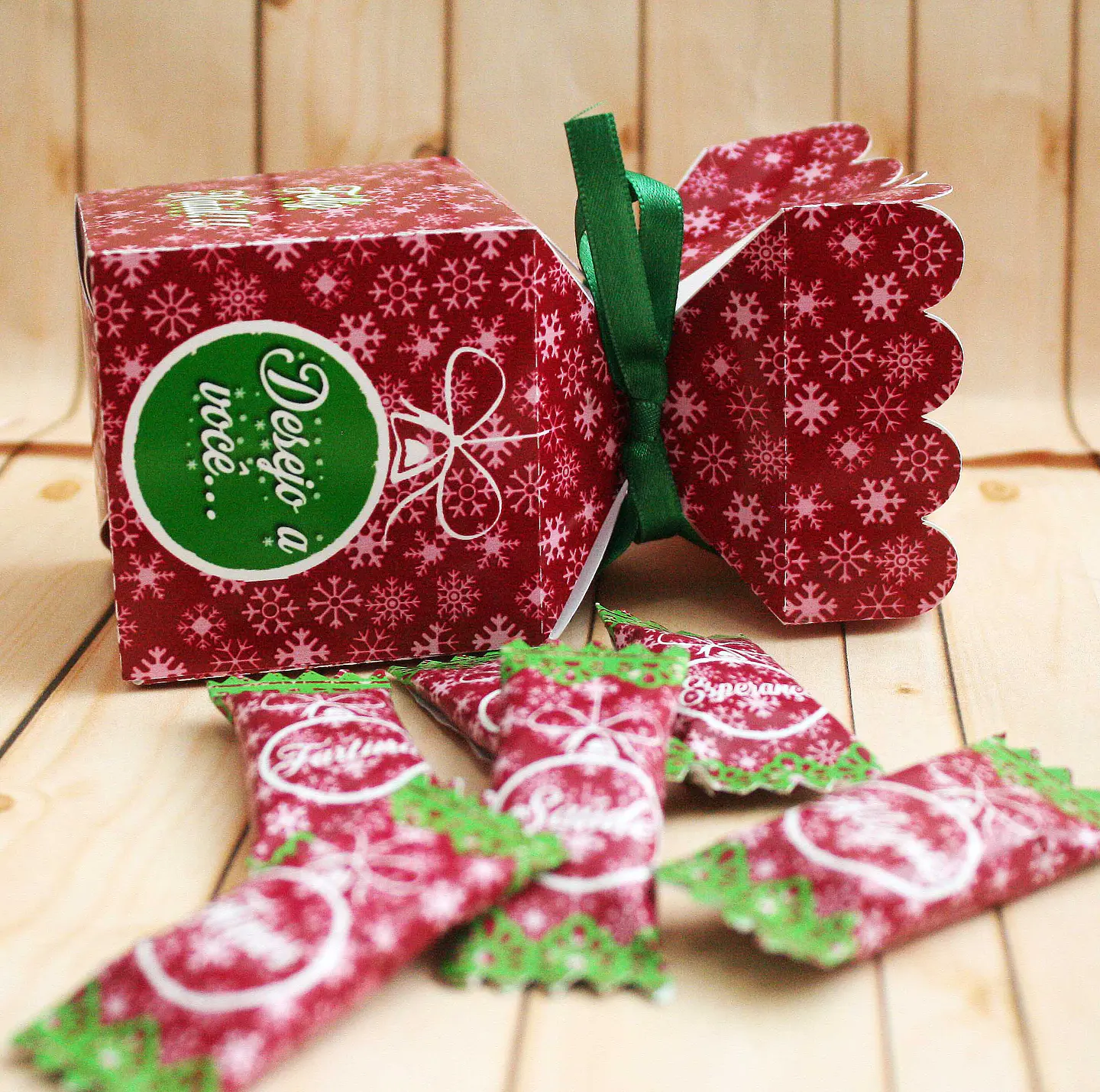 Arquivo de Corte Natal Caixa Meia Bala e Balinhas - Studio/PDF/PNG 2