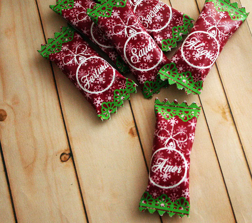 Arquivo de Corte Natal Caixa Meia Bala e Balinhas - Studio/PDF/PNG 4