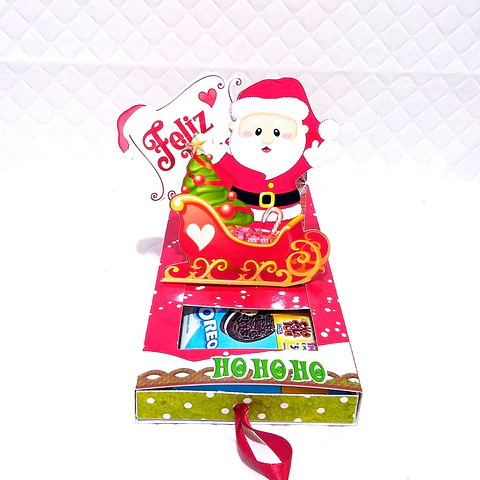 Arquivo de Corte Natal Caixa Barra 90g 05 - Studio/PDF