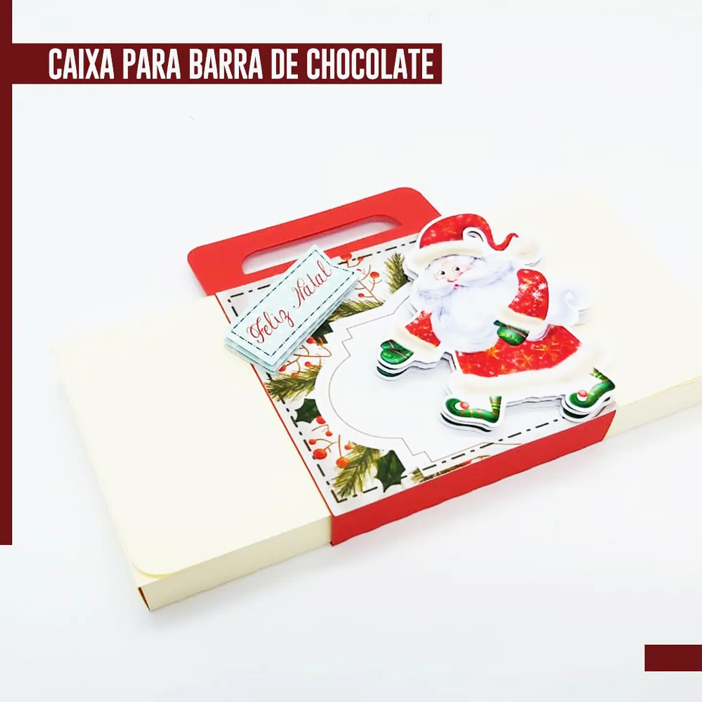 Arquivo de Corte Natal Caixa Barra 90g 09 - Studio/PDF 1