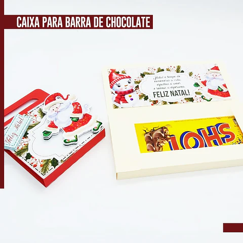 Arquivo de Corte Natal Caixa Barra 90g 09 - Studio/PDF