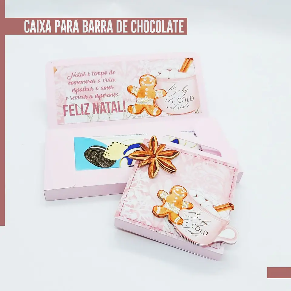 Arquivo de Corte Natal Caixa Barra 90g 10 - Studio/PDF 1