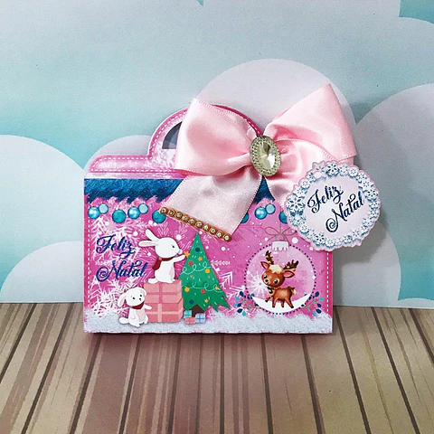 Arquivo de Corte Natal Caixa Barra 100g 03 - Studio/PDF
