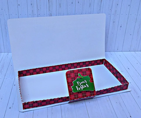 Arquivo de Corte Natal Caixa Barra de Chocolate 03 - Studio/PDF