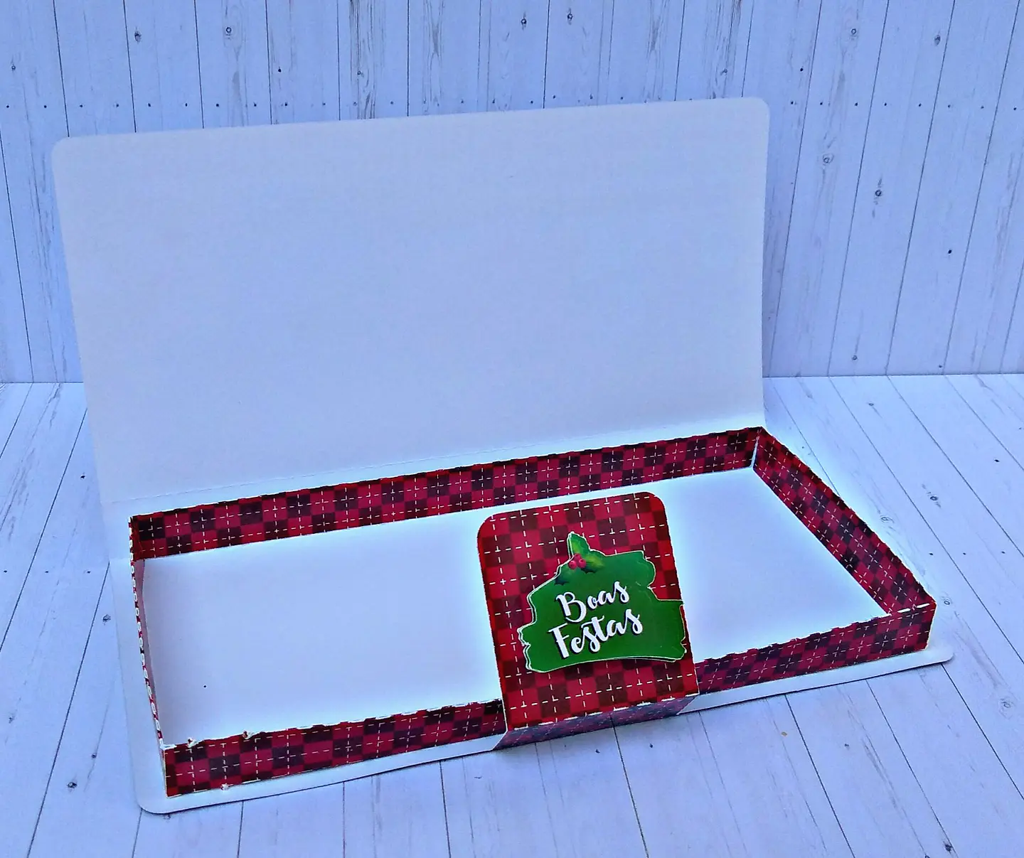 Arquivo de Corte Natal Caixa Barra de Chocolate 03 - Studio/PDF 2