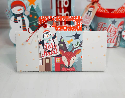 Arquivo de Corte Natal Caixa Barra 90g 13 - Studio/PDF
