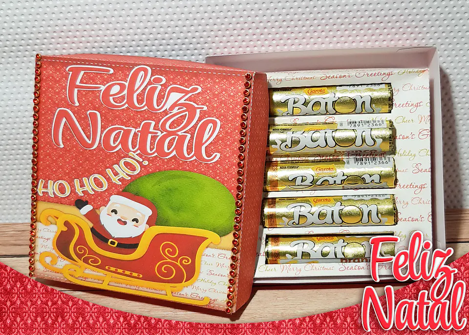 Arquivo de Corte Natal Caixa Batom 07 - Studio/PDF 1