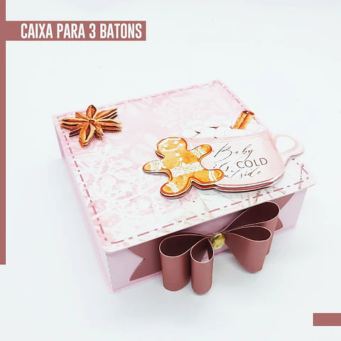 Arquivo de Corte Natal Caixa Batom 13 - Studio/PDF