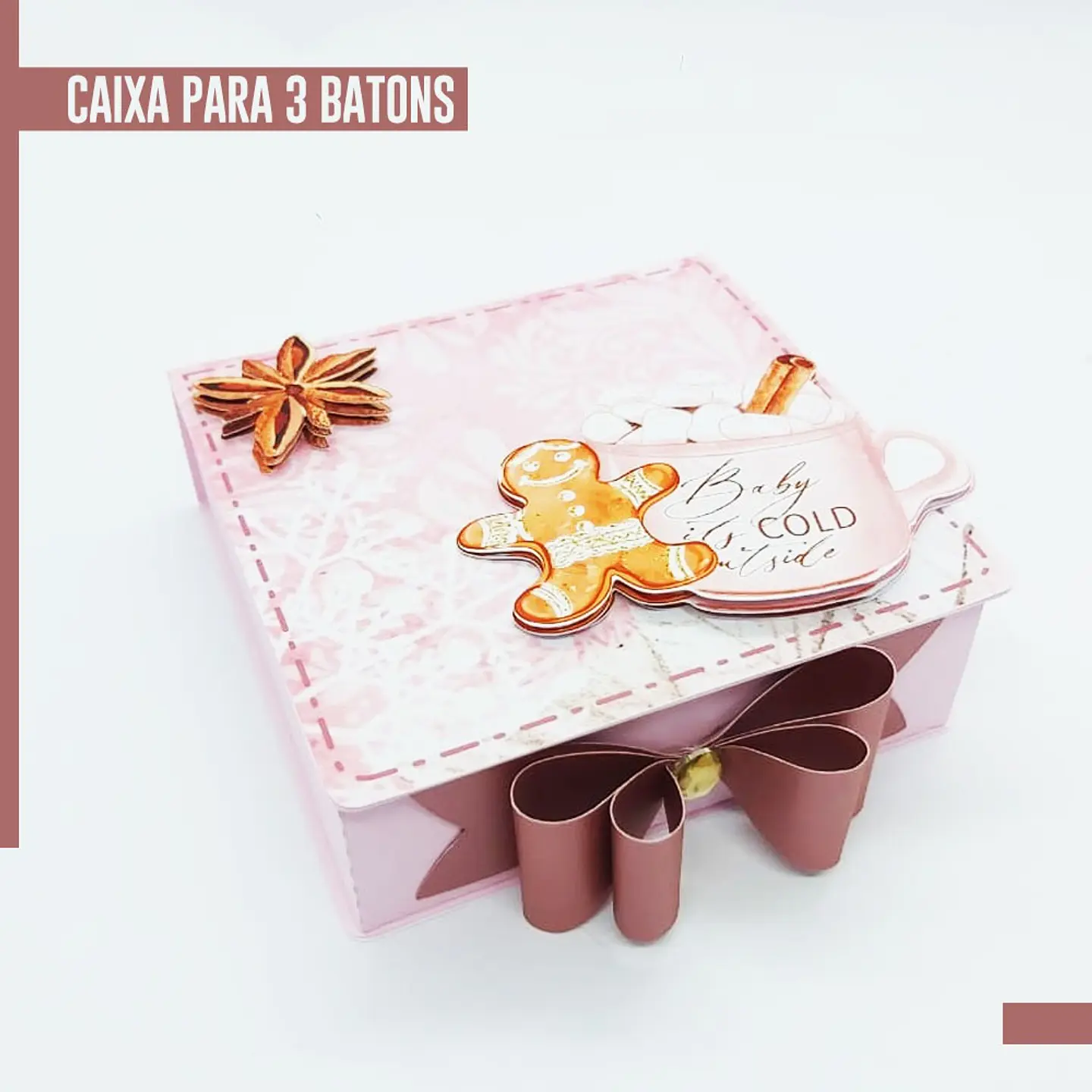 Arquivo de Corte Natal Caixa Batom 13 - Studio/PDF 2