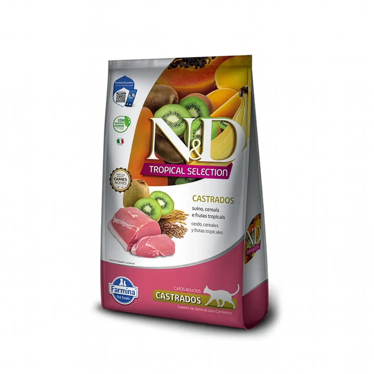 N&D Tropical Gato Cerdo Adulto Castrado 1,5 Kg 1