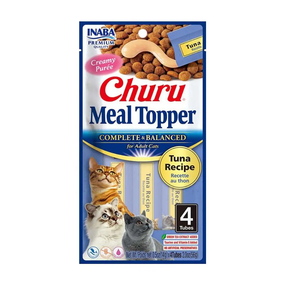 Churu Meal Topper Atún Salmon Gato 4 unidades 1