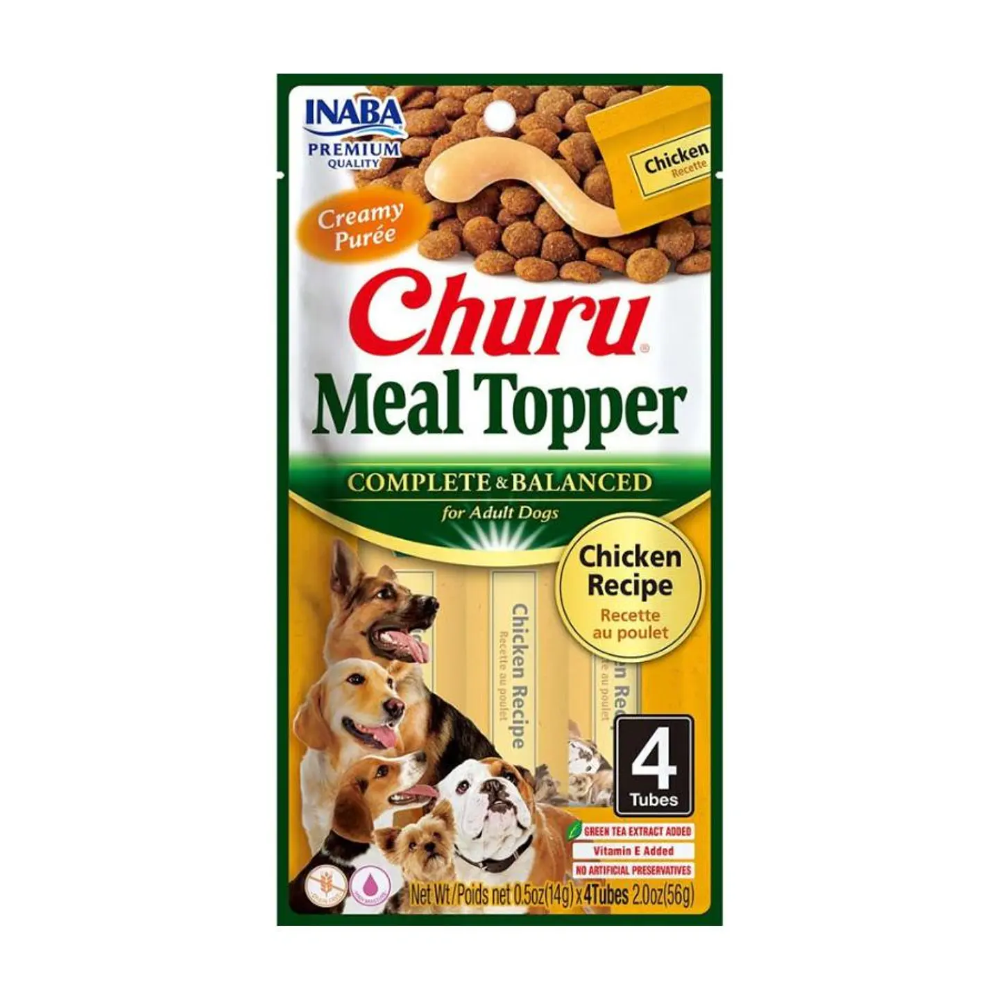 Churu Meal Topper Pollo Queso Perro 4 unidades 1