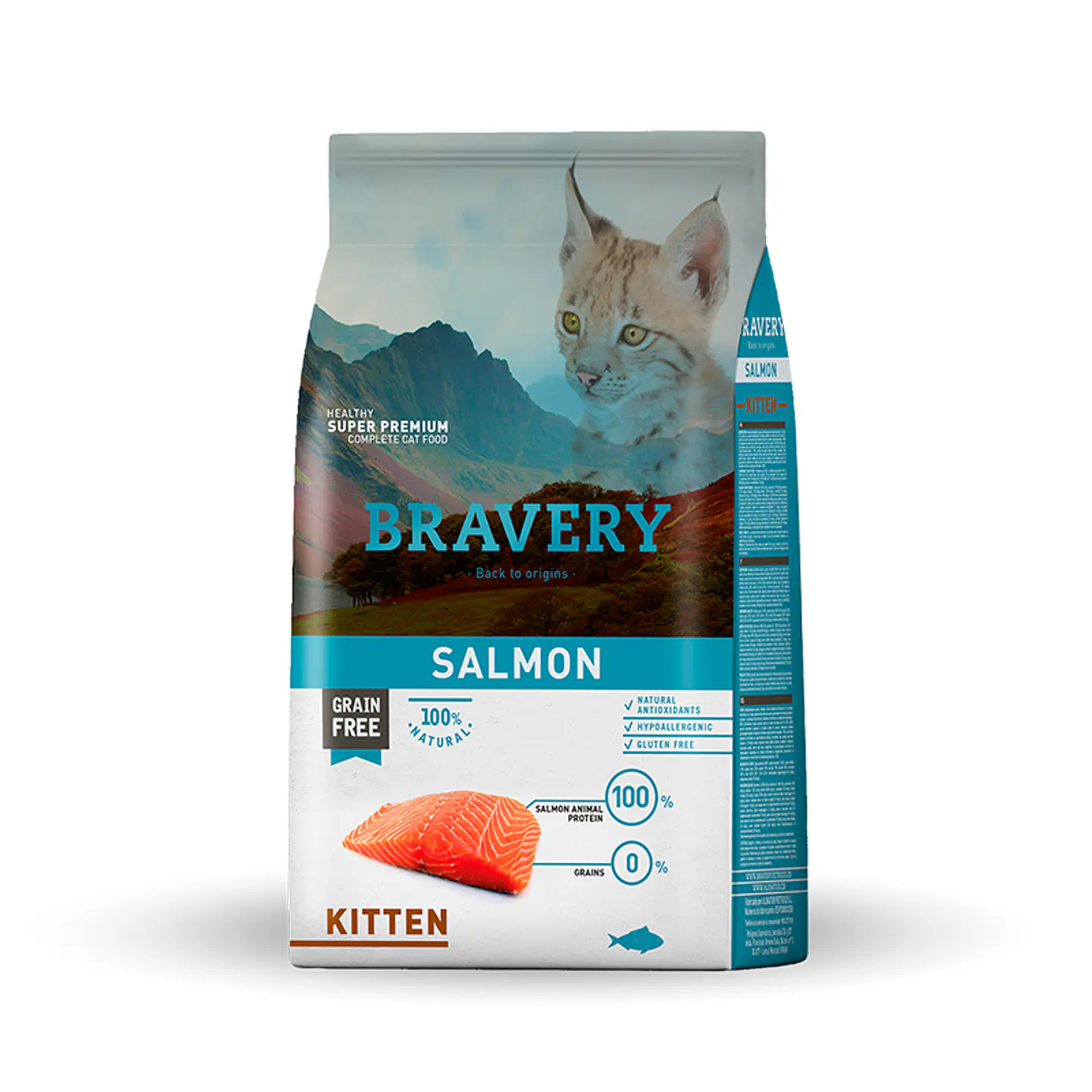 Bravery Kitten Salmón 2 kg 1