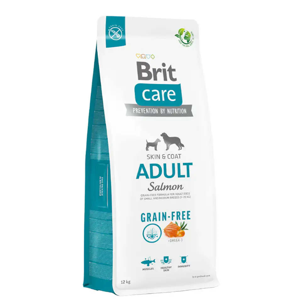 Brit Care Dog Grain-free Adult Salmon 12 Kg 1