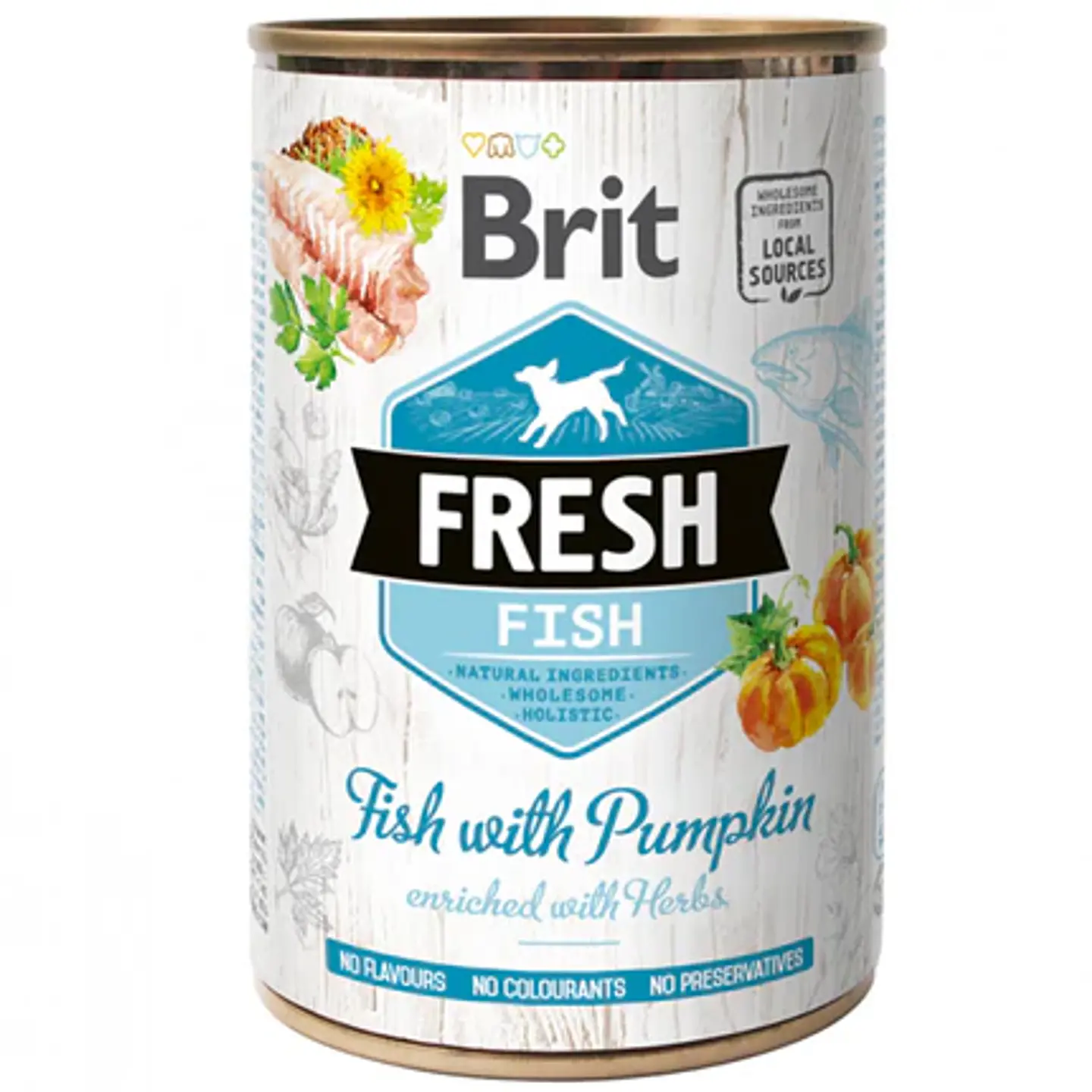 Brit Fresh Pescado con Calabaza para Perro 400 g 1