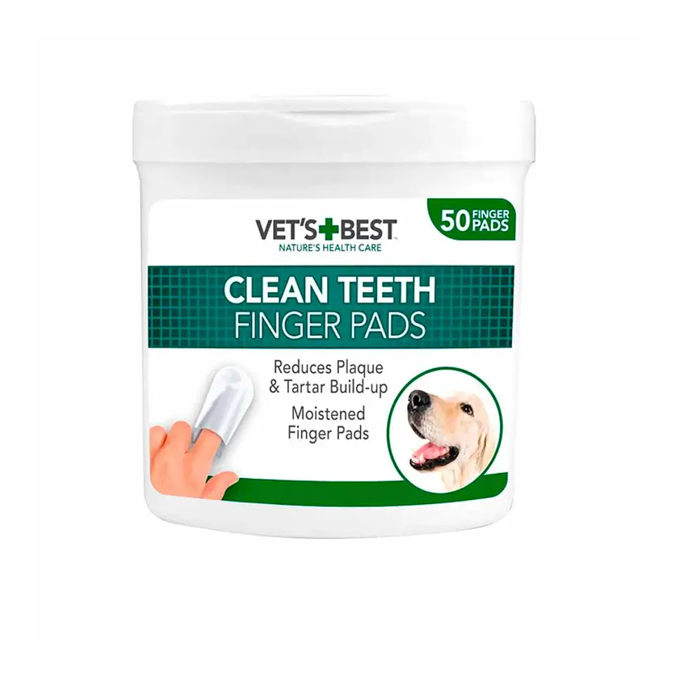 Manna Pro Vb Clean Teeth Finger Pads 50 un (Limpieza Dientes) 1