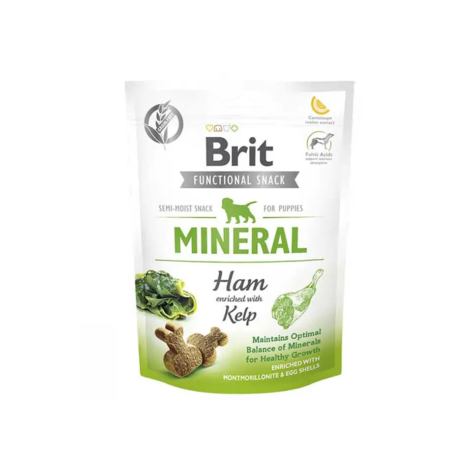 Brit Functional Snack Mineral Ham Cachorros 150 g 1